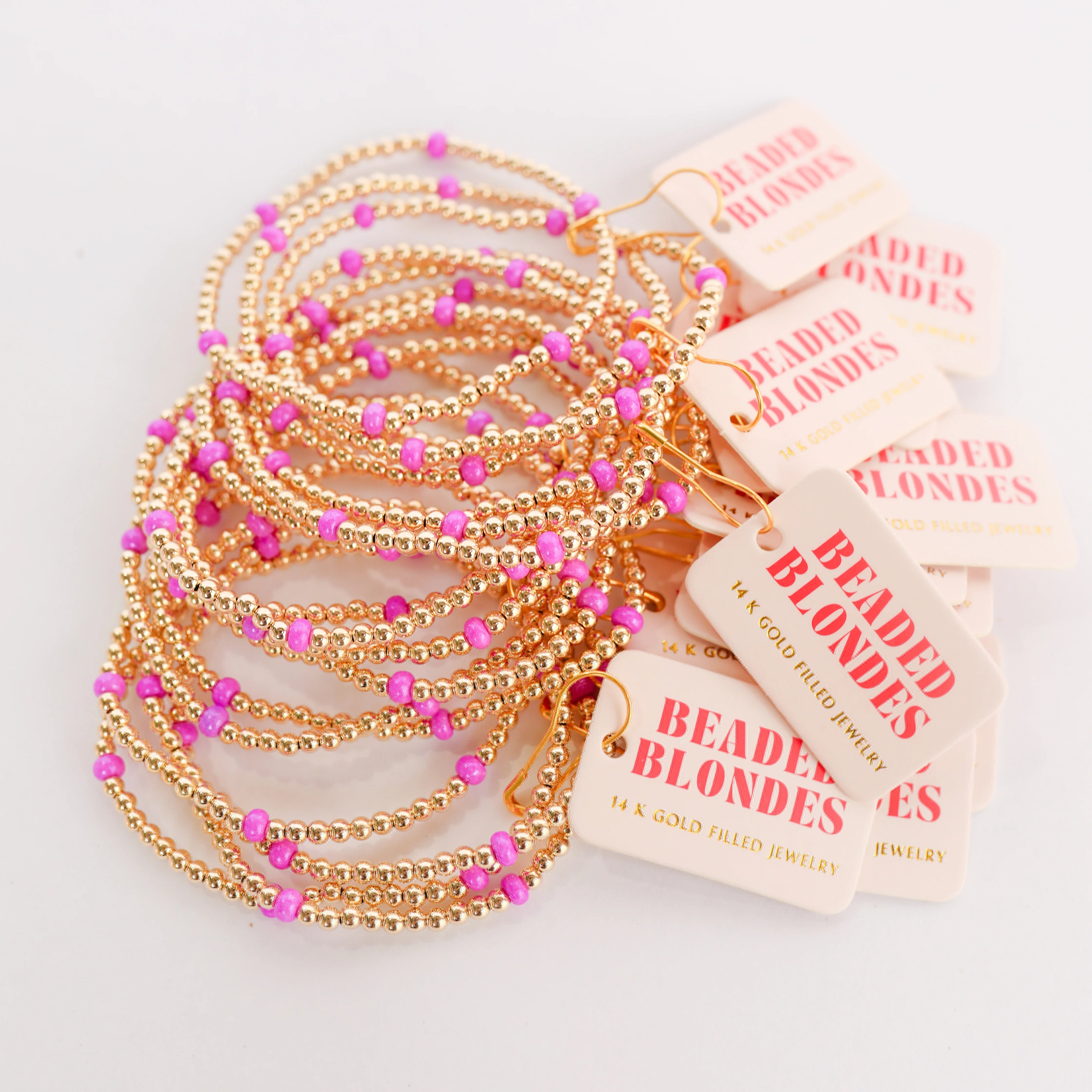 Beaded Blondes | Electric Purple Poppi Bracelet - preenteronline