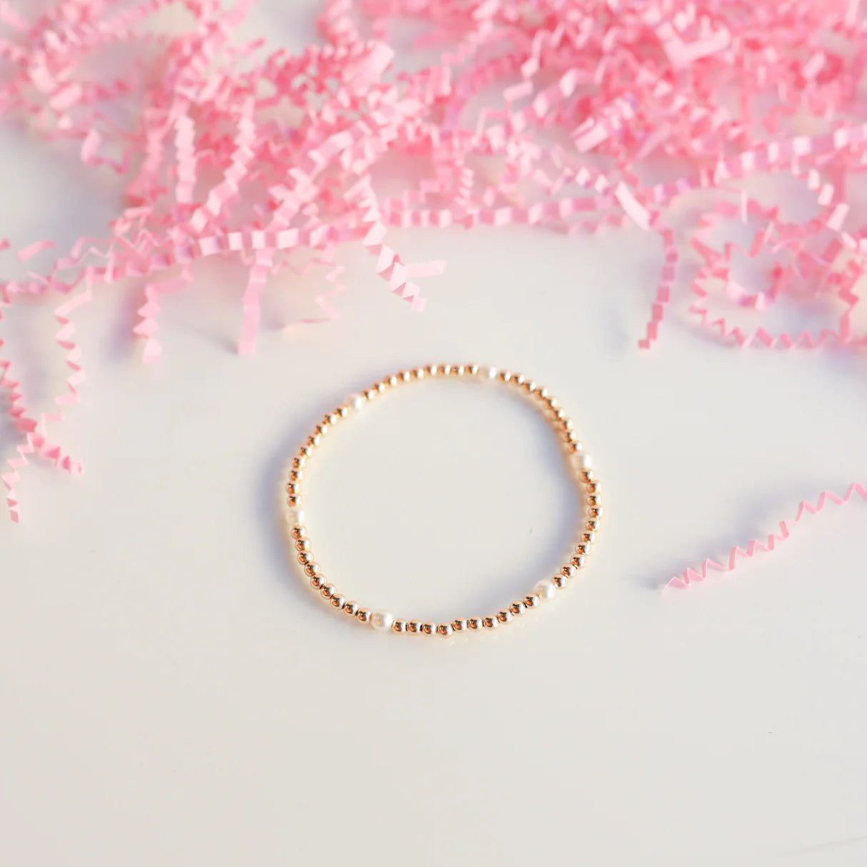 Beaded Blondes | Madi Beaded Bracelet in Gold - preenteronline