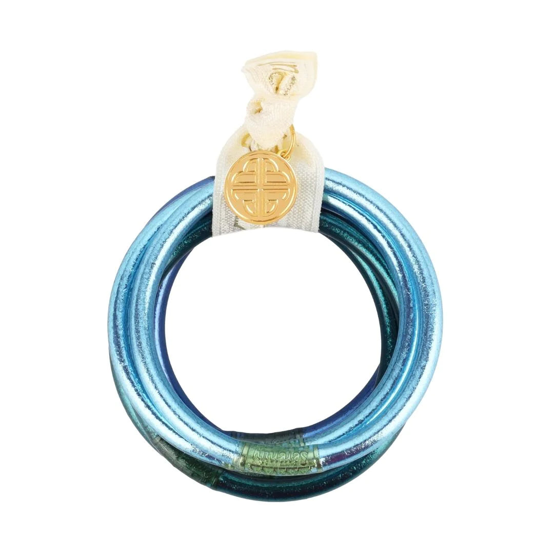 BuDhaGirl | Set of Six | All the Oceans All Weather Bangles - preenteronline