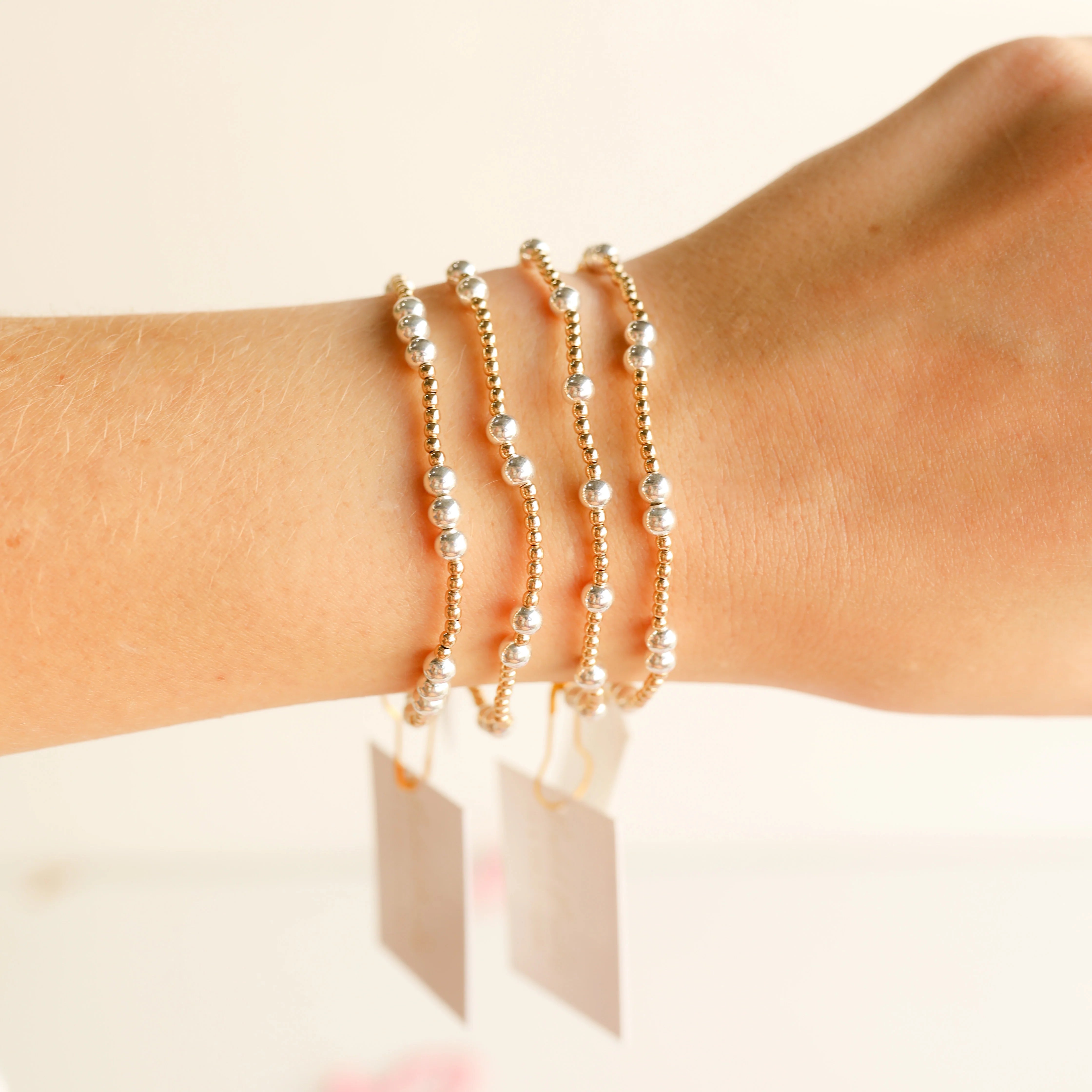 Beaded Blondes | Bethani Bracelet in Mixed Metals - preenteronline