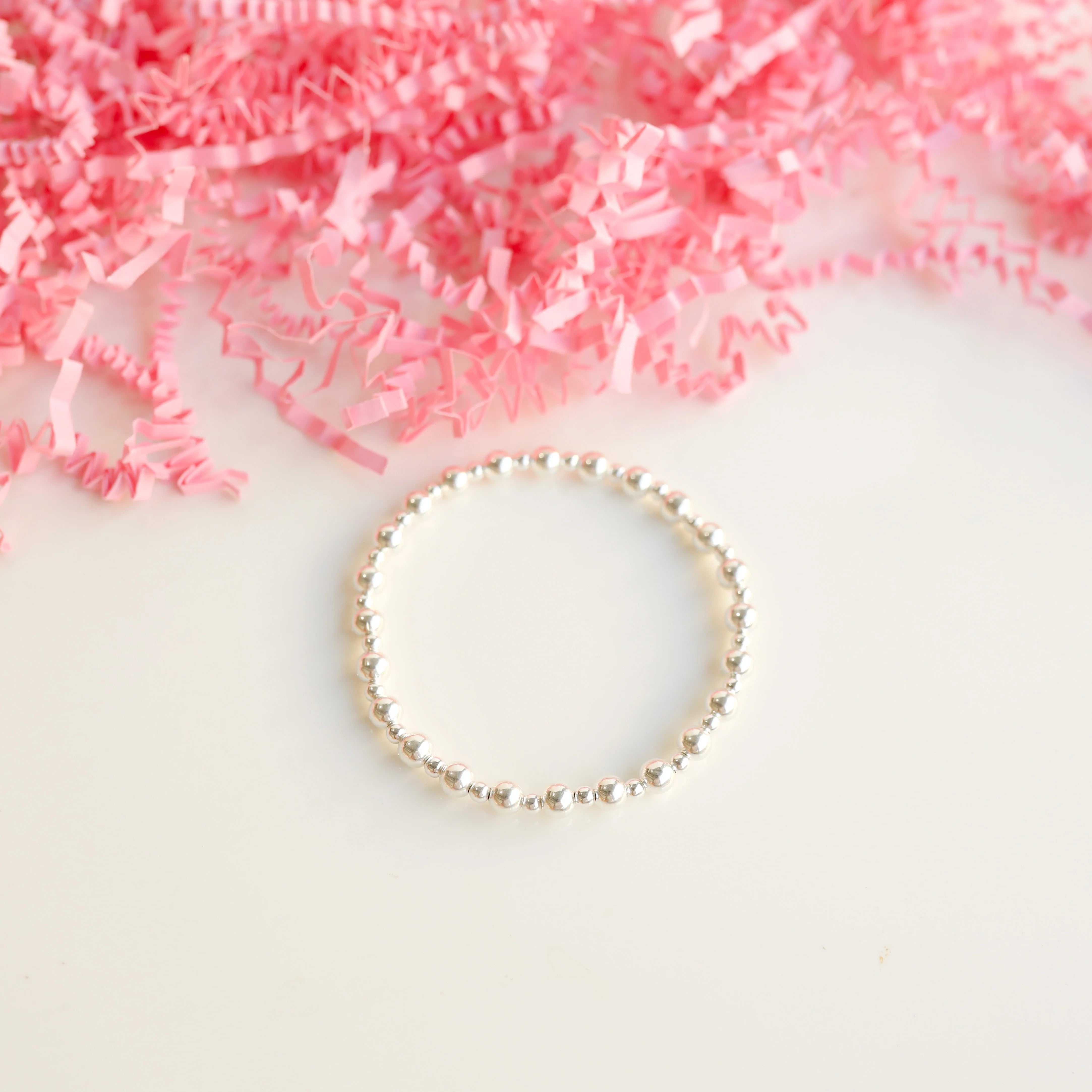 Beaded Blondes | Katy Bracelet in Silver - preenteronline