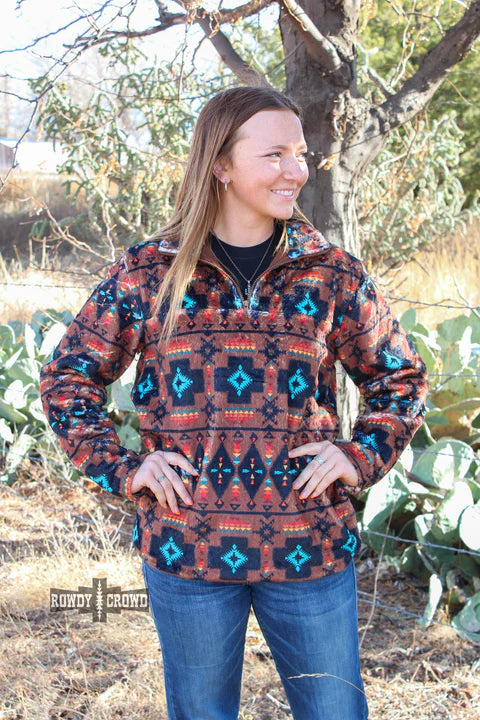 Online Exclusive | River Walk Pullover in Aztec Print - preenteronline