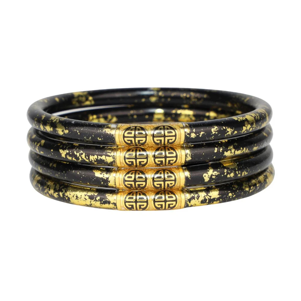 BuDhaGirl | KOI Noir All Weather Bangles Set of 4