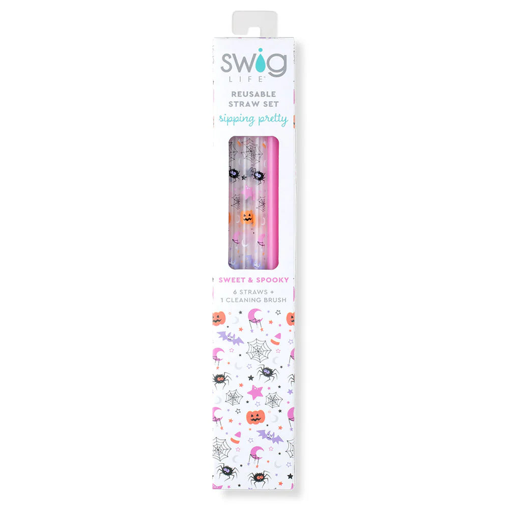 Swig | Sweet and Spooky Reusable Straw Set