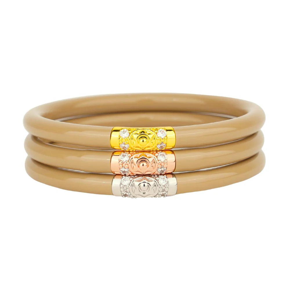 BuDhaGirl | Three Kings All Weather Bangles in Sand