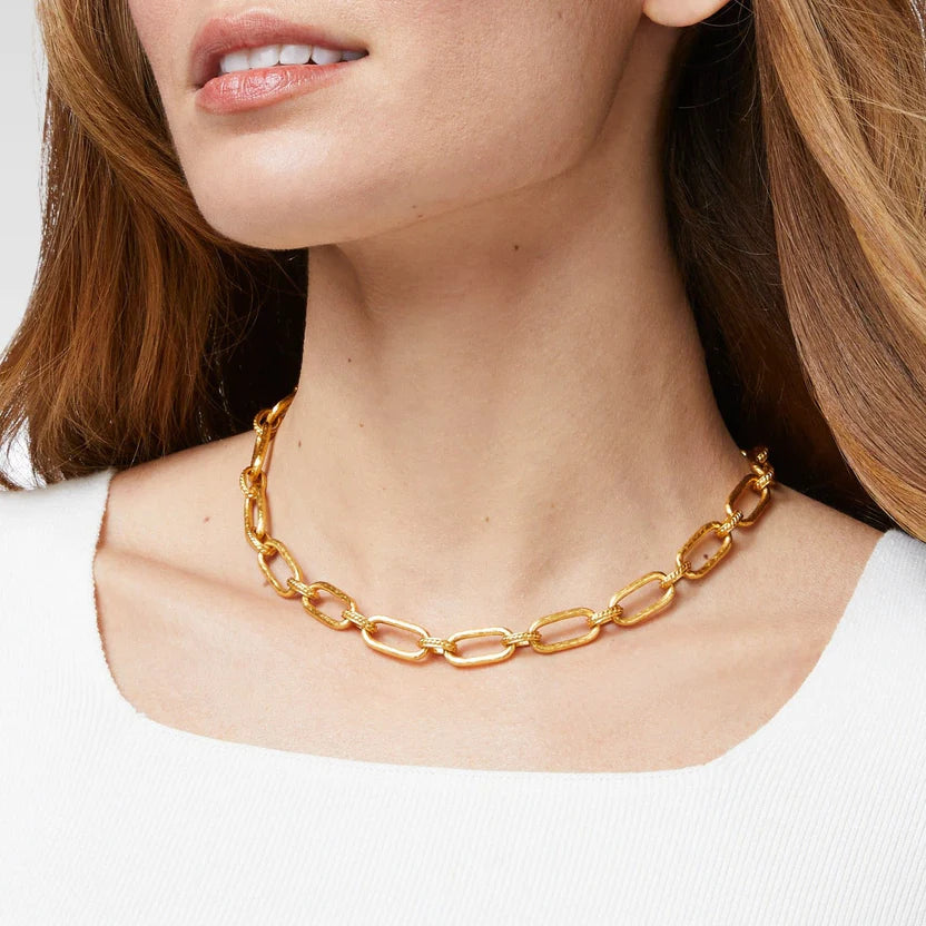 Julie Vos | Trieste Link Necklace in Gold - preenteronline