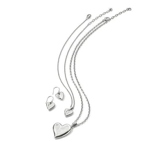 Brighton | Cascade Heart Petite Necklace in Silver and Gold Tone - preenteronline