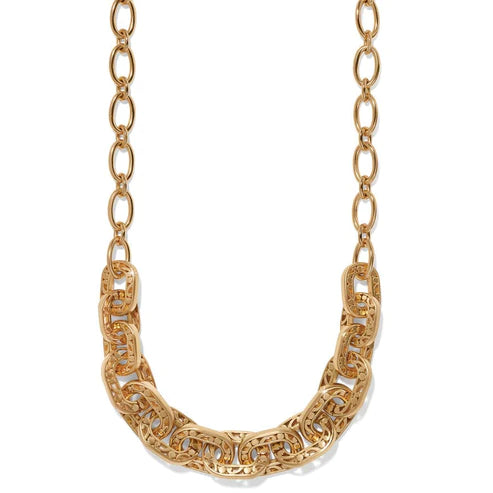 Brighton | Contempo Linx Necklace in Gold Tone - preenteronline