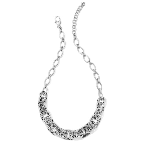 Brighton | Contempo Linx Necklace in Silver Tone - preenteronline