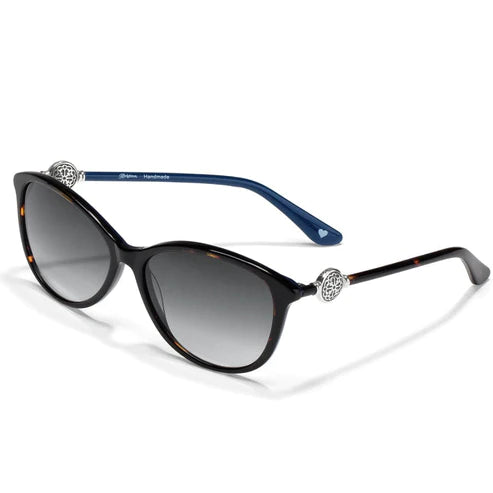 Brighton | Ferrara Sunglasses in Tortoise and Navy Blue - preenteronline