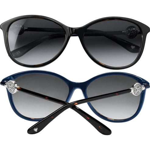 Brighton | Ferrara Sunglasses in Tortoise and Navy Blue - preenteronline