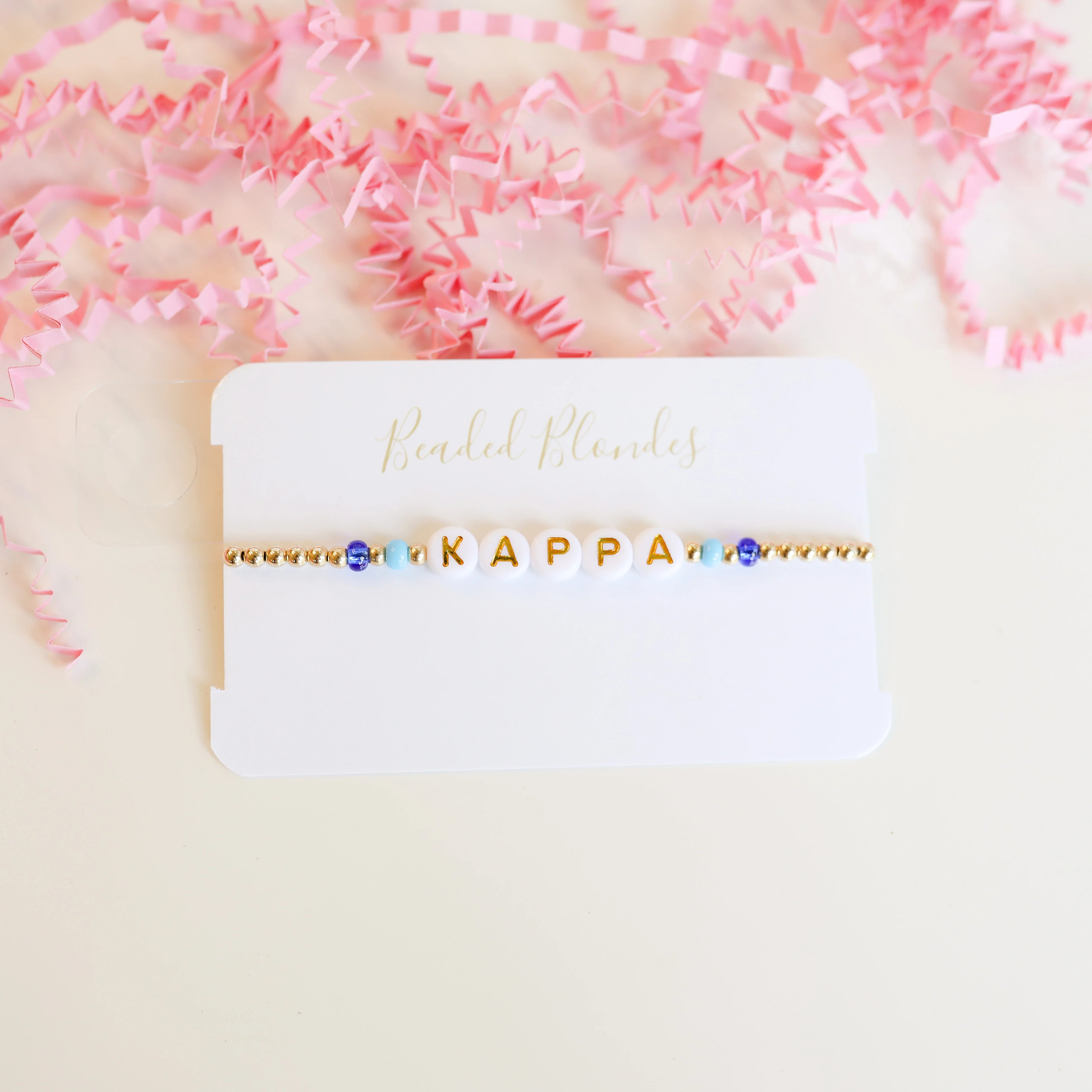 Beaded Blondes | Kappa Color Sorority Bracelet - preenteronline