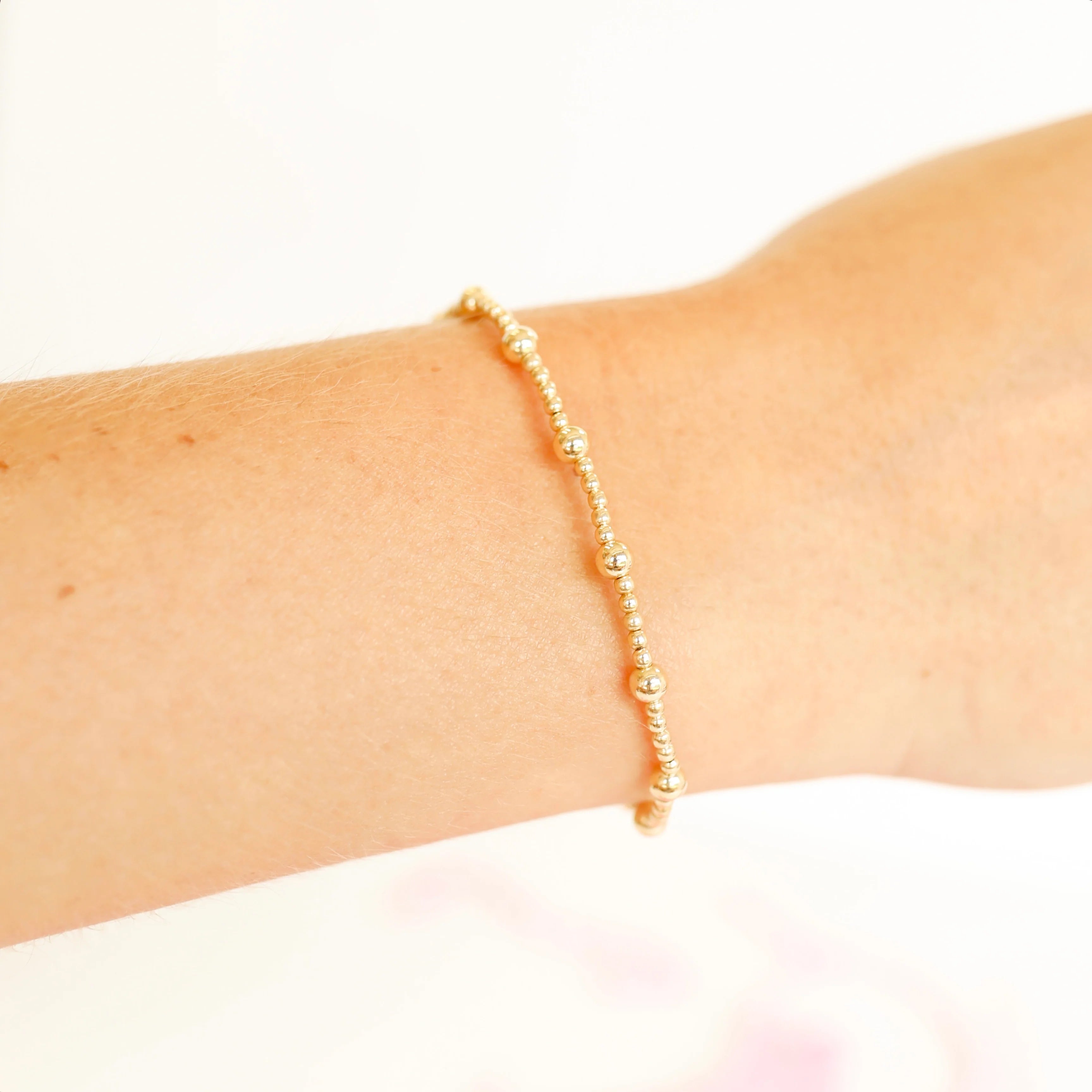 Beaded Blondes | June Bracelet in Gold - preenteronline