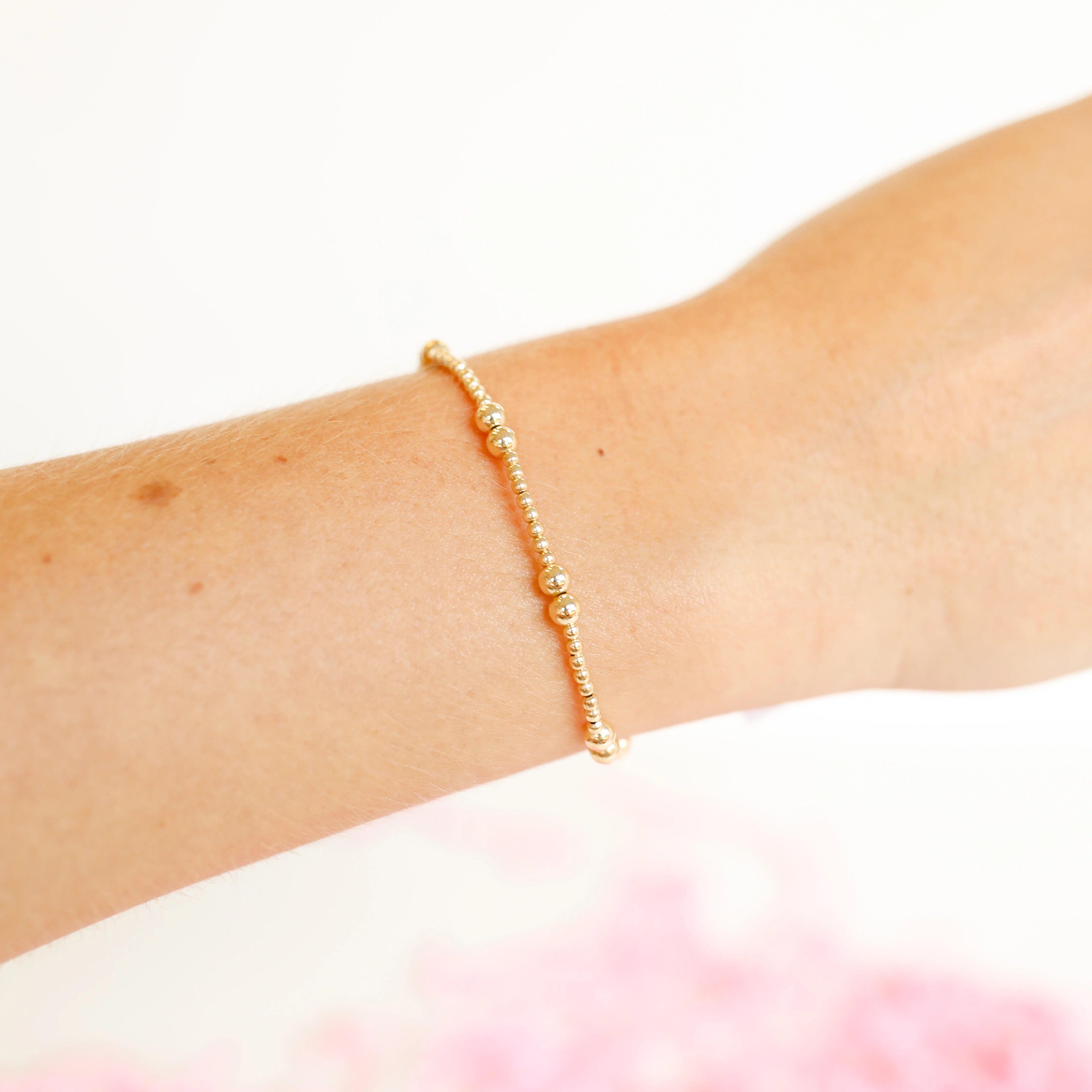 Beaded Blondes | Leah Bracelet in Gold - preenteronline