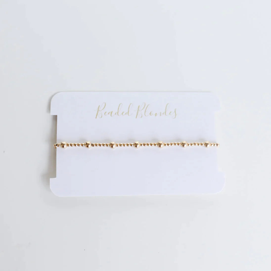 Beaded Blondes | June Bracelet in Gold - preenteronline