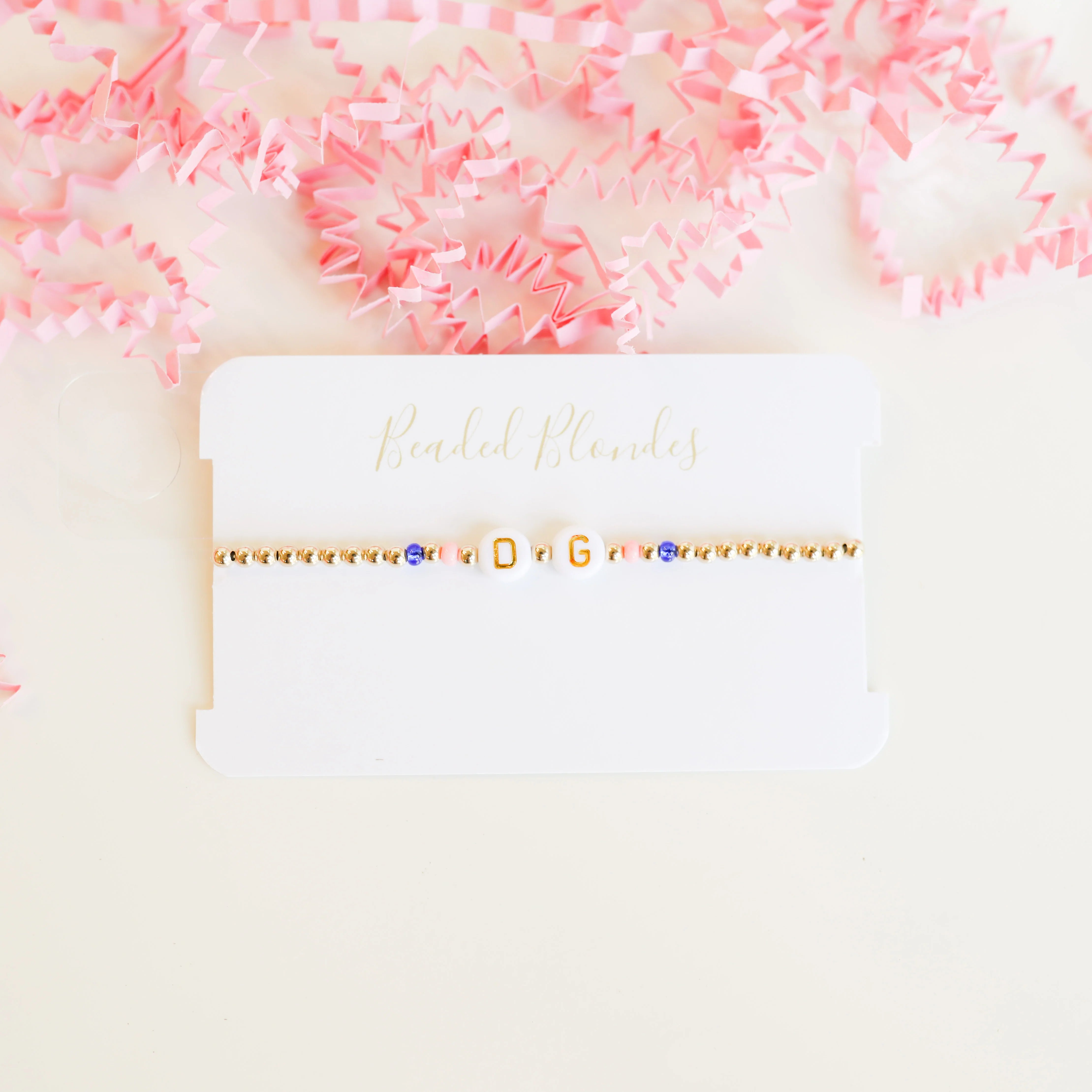 Beaded Blondes | Delta Gamma Color Sorority Bracelet - preenteronline