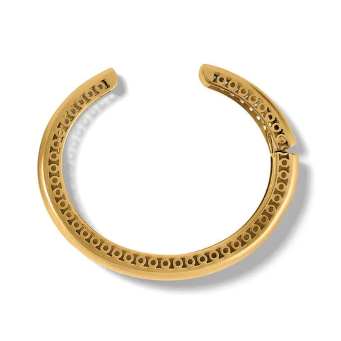 Brighton | Inner Circle Double Hinged Bangle Bracelet in Gold Tone - preenteronline