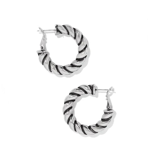 Brighton | Interlok Twist Medium Hoop Earring - preenteronline