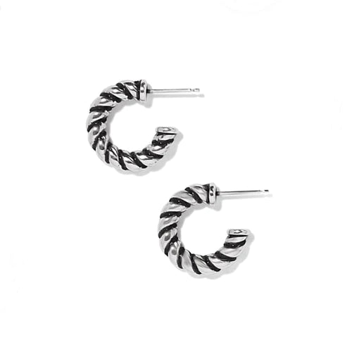 Brighton | Interlok Twist Small Post Hoop Earring - preenteronline