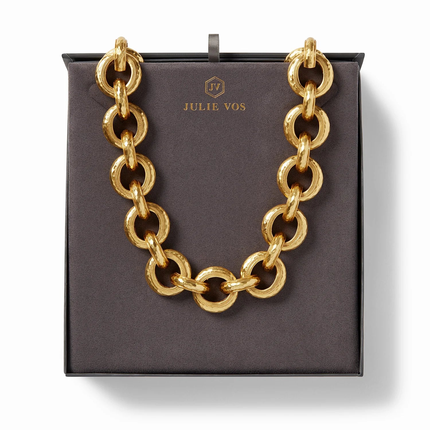 Julie Vos | Cannes Link Necklace in Gold