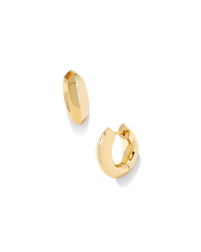 Kendra Scott | Mikki Huggie Earrings in Gold - preenteronline