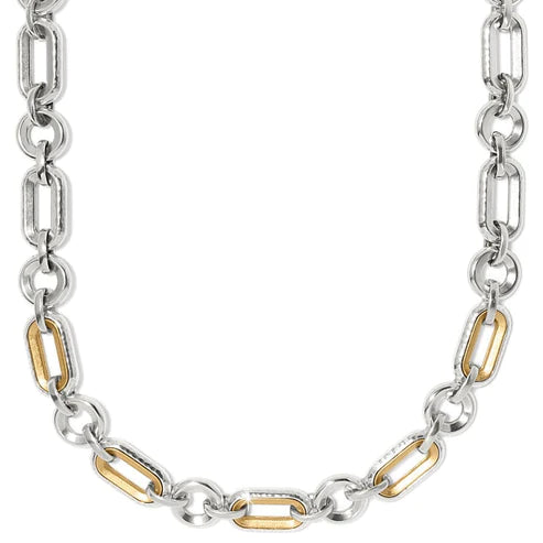 Brighton | Medici Link Two Tone Necklace - preenteronline