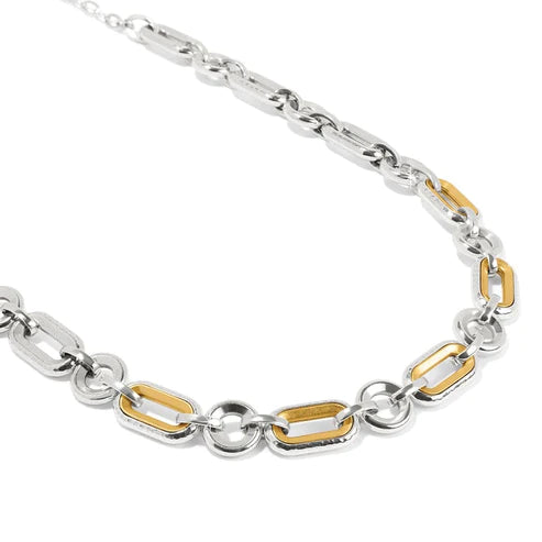 Brighton | Medici Link Two Tone Necklace - preenteronline