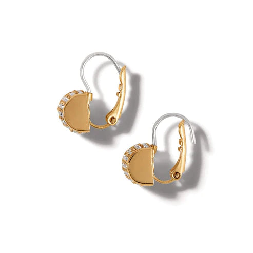 Brighton | Meridian Leverback Earrings in Gold Tone - preenteronline