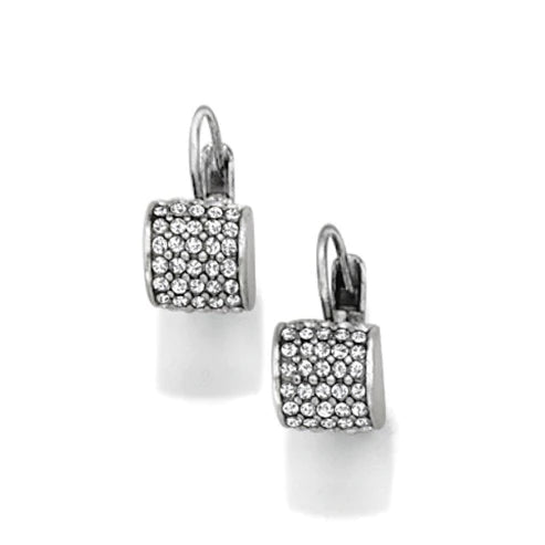 Brighton | Meridian Leverback Earrings in Silver Tone - preenteronline