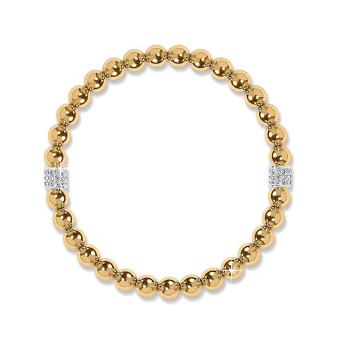 Brighton | Meridian Petite Stretch Bracelet in Gold Tone - preenteronline