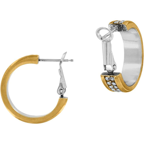 Brighton | Meridian Two Tone Hoop Earrings - preenteronline