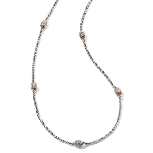 Brighton | Meridian Two Tone Long Necklace - preenteronline