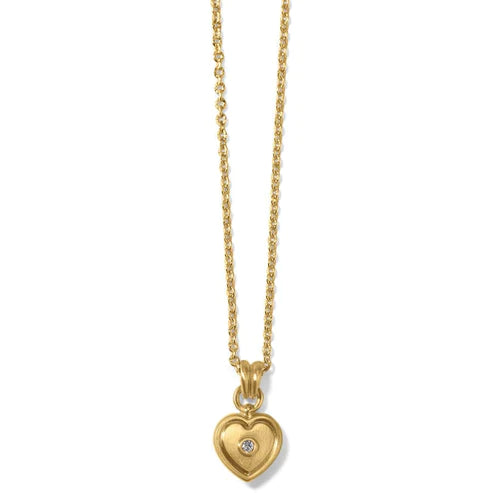 Brighton | Meridian Zenith Heart Necklace in Gold Tone - preenteronline