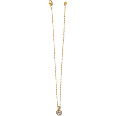 Brighton | Meridian Zenith Heart Necklace in Gold Tone - preenteronline