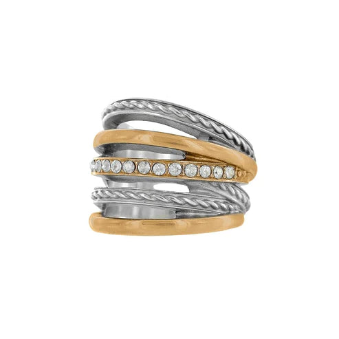 Brighton | Neptune's Rings in Silver and Gold Tone - preenteronline