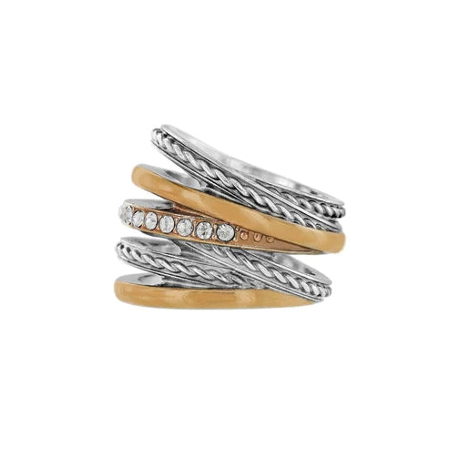 Brighton | Neptune's Rings in Silver and Gold Tone - preenteronline