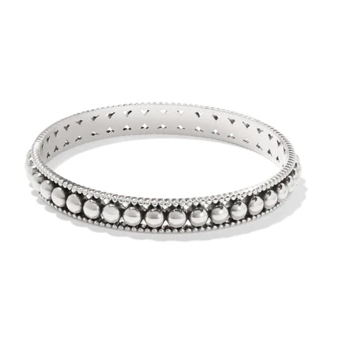 Brighton | Pretty Tough Pierced Bangle Bracelet in Silver Tone - preenteronline