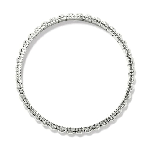 Brighton | Pretty Tough Pierced Bangle Bracelet in Silver Tone - preenteronline