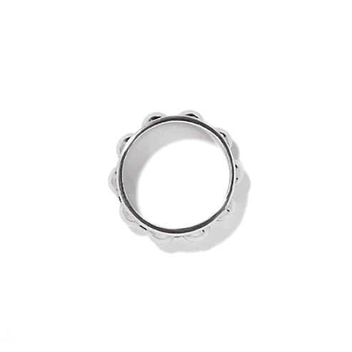 Brighton | Pretty Tough Stud Ring in Silver Tone - preenteronline