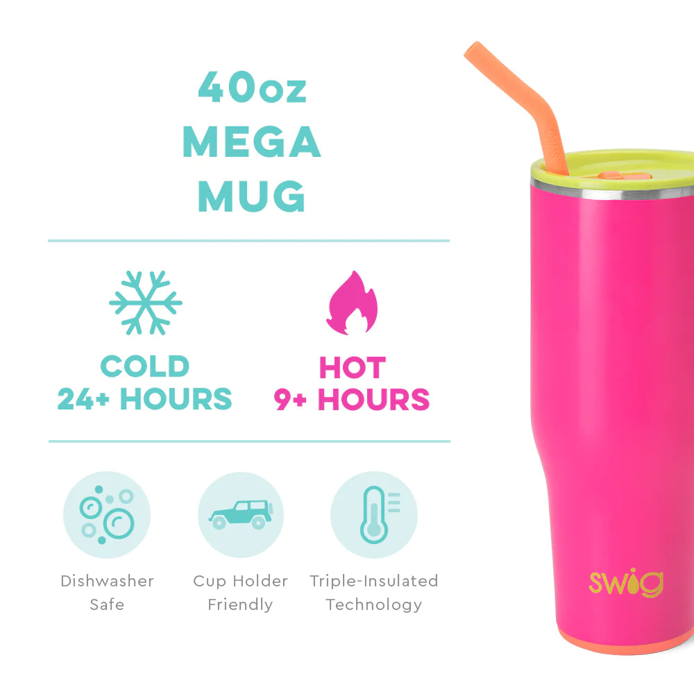 Swig | Tutti Frutti Mega Mug in 40 oz - preenteronline