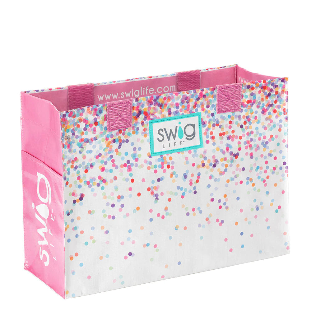 Swig | Confetti Laminated Tote Bag - preenteronline