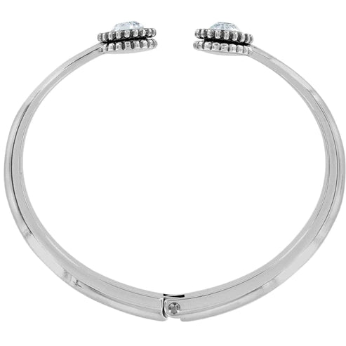 Brighton | Twinkle Open Hinged Bangle Bracelet in Silver Tone - preenteronline