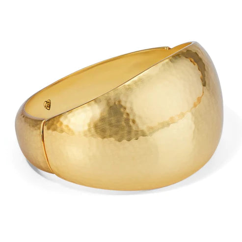 Brighton | Versailles Collonade Hinged Bangle Bracelet in Gold Tone - preenteronline